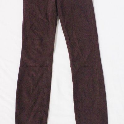 Loft Made and Loved Women's Skinny Zippered Jeggings JL3 Burgundy T 26/2